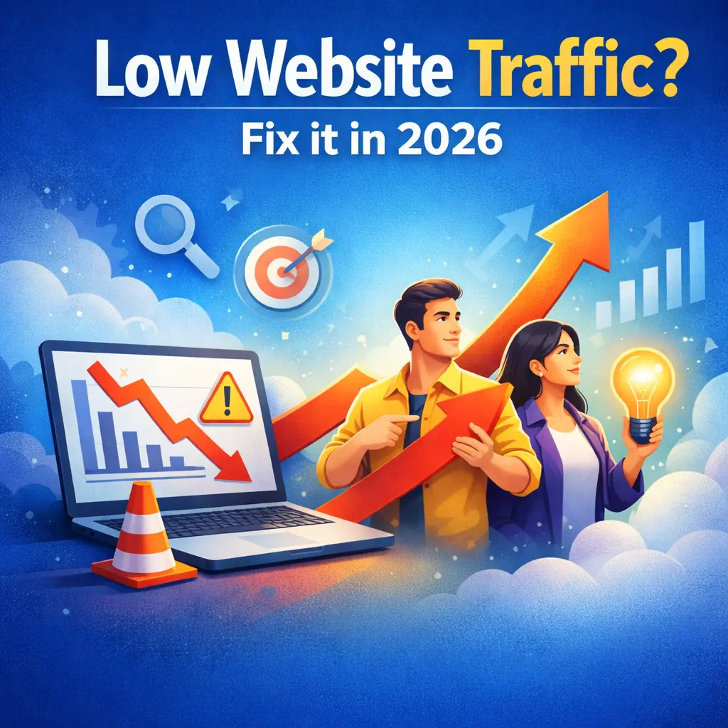 Low website traffic and how to fix it