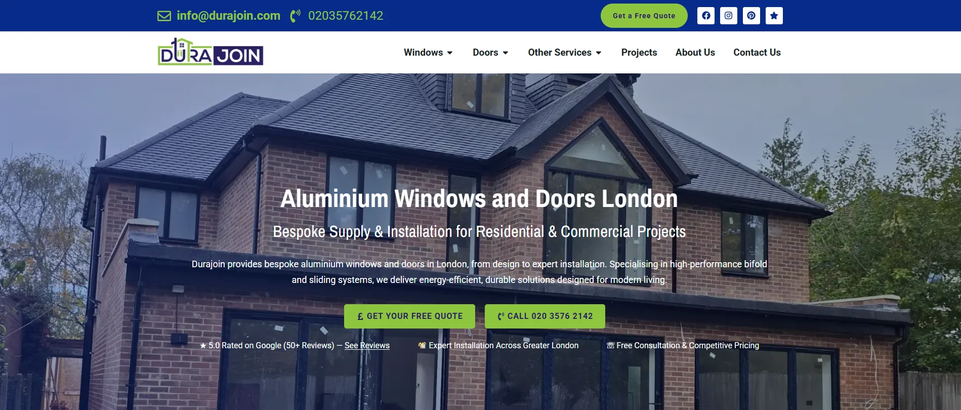 Website development portfolio